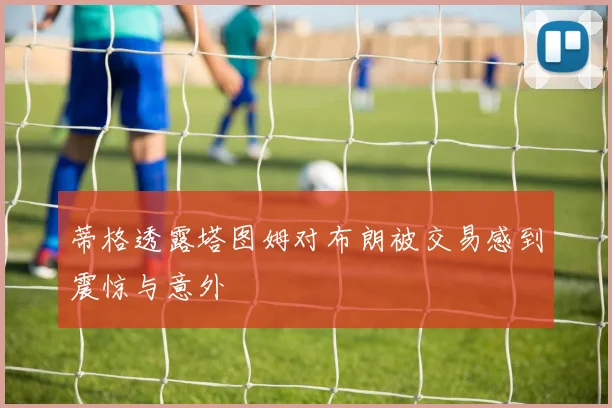 蒂格透露塔图姆对布朗被交易感到震惊与意外